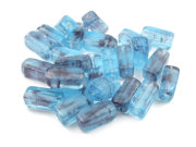 Rechtecke,  12 x 5 mm,  aqua marmorie