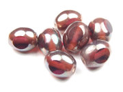 Perlen mit L�ster, Ovale, 12 x 9,5 mm