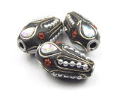Kashmiri Perle 'Bihar K' 25x13 mm