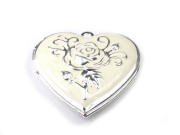 Medaillon 'Rosengarten' 28 mm, creme