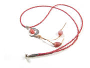 Lange Halskette, roter Achat