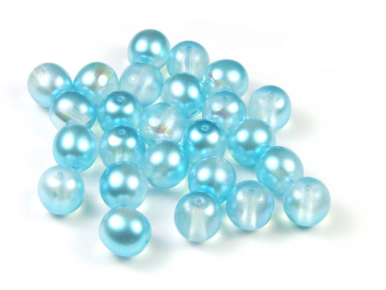 Perlen, rund, 8 mm, trkis
