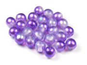 Perlen , rund, 8 mm, lila
