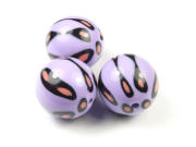 Acrylperlen, gro�e Kugeln, 23 mm, lila Leo