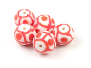 Lampenperle, matt, Kugeln, 13 mm, rot