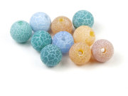 Achat, matt, Kugeln, 8 mm, Buntmix 1