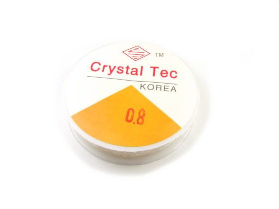 Elastikband, Crystal tec,  0,8 mm