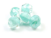 Schliffperlen, Kristall, 12 mm, Pastell-gr�n AB
