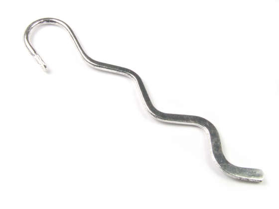 Lesezeichen, schlicht, gewellt, 9 cm