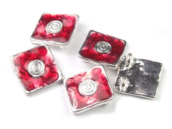Verbindungsteil Serie Narda, 12 mm, rot
