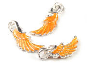Anh�nger, Schwingen, 23 mm, goldgelb