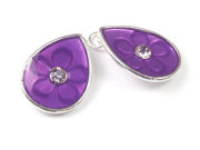 Ornamentanh�nger, Serie Mila X, 19x13 mm,lila
