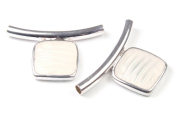 F�delelemente, Quadrate, 13 mm, wei�