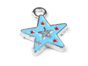 Anh�nger Rania, Sternchen, 15 mm, blau