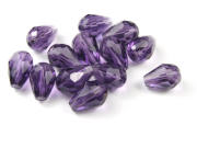 Kristalltropfen, 12x8 mm, violett