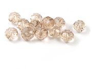 Kristallrondelle 'Serie Sparkle' 6x8 mm, sahara