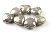 Glasperlen, Serie Shakti M, Herz, 12 mm,