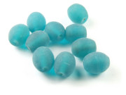 Glasperlen, Serie Shakti M, Oliven, 10x8 mm,