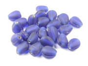 Perlen, Nuggets, 8x5 mm, royalblau