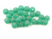 Perlen,  Minidonuts, 5x3 mm, grn