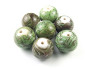 Lampenperle, Serie Lakka, 14 mm, gr�n