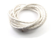 Lederband, Bolo, geflochten, 3.0 mm, wei�