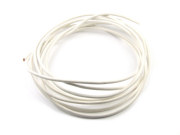 Lederband, rund, 1.5 mm, wei�