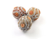 Kashmiri Perle 'Basu Lilia' 20x17 mm, natur mix