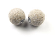 Kashmiri Perle 'Bengal MT' 19 mm, sand
