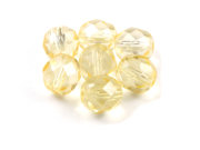 Schliffperlen, 8 mm, Champagner