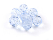 Schliffperlen, 8 mm, Himmelblau