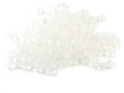 Rocailles, 3 mm, transparent, matt