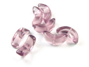Engelfl�gel aus Glas, 14x5 mm, flieder