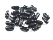 St�bchenperle  9x4 mm, schwarz