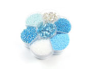 Perlen Box 'Aqua Bohemia', t�rkis