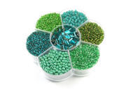 Perlen Box 'Green Bohemia', gr�n