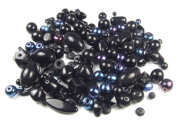 Perlenmischung, b�hmisch, Onyx AB-Mix