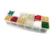 Perlen Box 'Rocailles Mix Bohemia', bunt