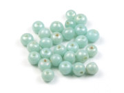 Perlen mit Lsterglanz, rund, 4  mm, soft-green