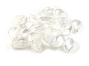 Glasperlen, Bl�ttchen, 15x10 mm, double-face