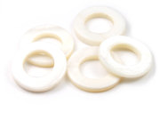 Perlen aus Perlmutt, 20mm, natur