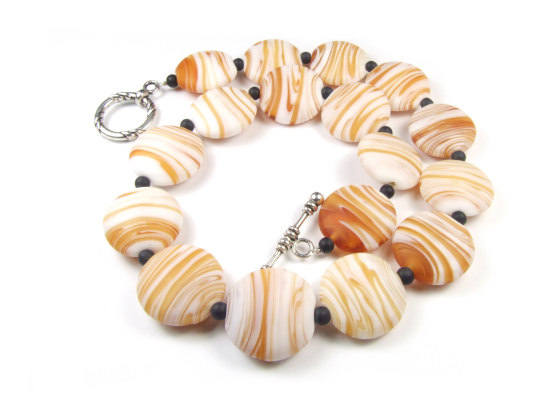 Collier 'Amber Pebbles'