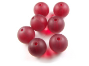 Perlen, 12 mm, deep ruby red