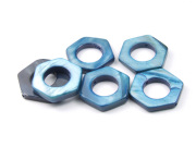Muschelperlen,  20  mm, aqua