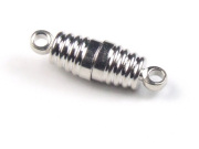 Magnetverschluss, platinfarben, 15x5 mm