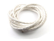 Lederband, Bolo, geflochten, 3.0 mm, weiß