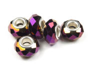 Modulperle , Kristall, purple AB