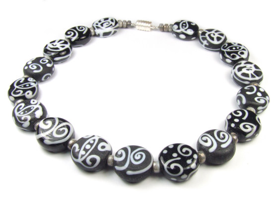 Collier 'Black Latavia Solo'