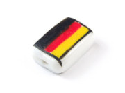 Flaggenperlen, 20x14 mm, Deutschland