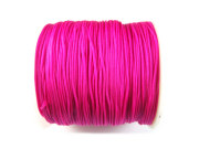 Nylon Schmuckband, 1,0 mm, neon fuchsia